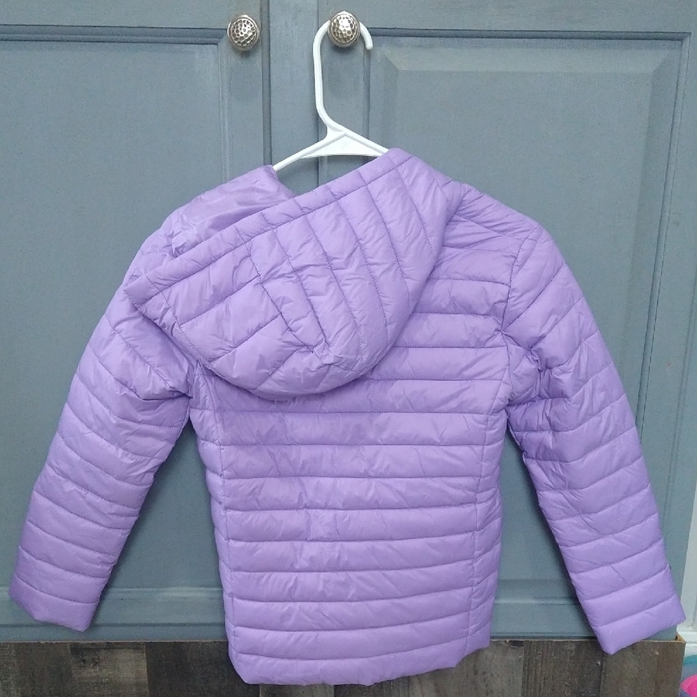 Lands' End Kids Lavender Fitted Coat Size M 8 - Picture 4 of 4